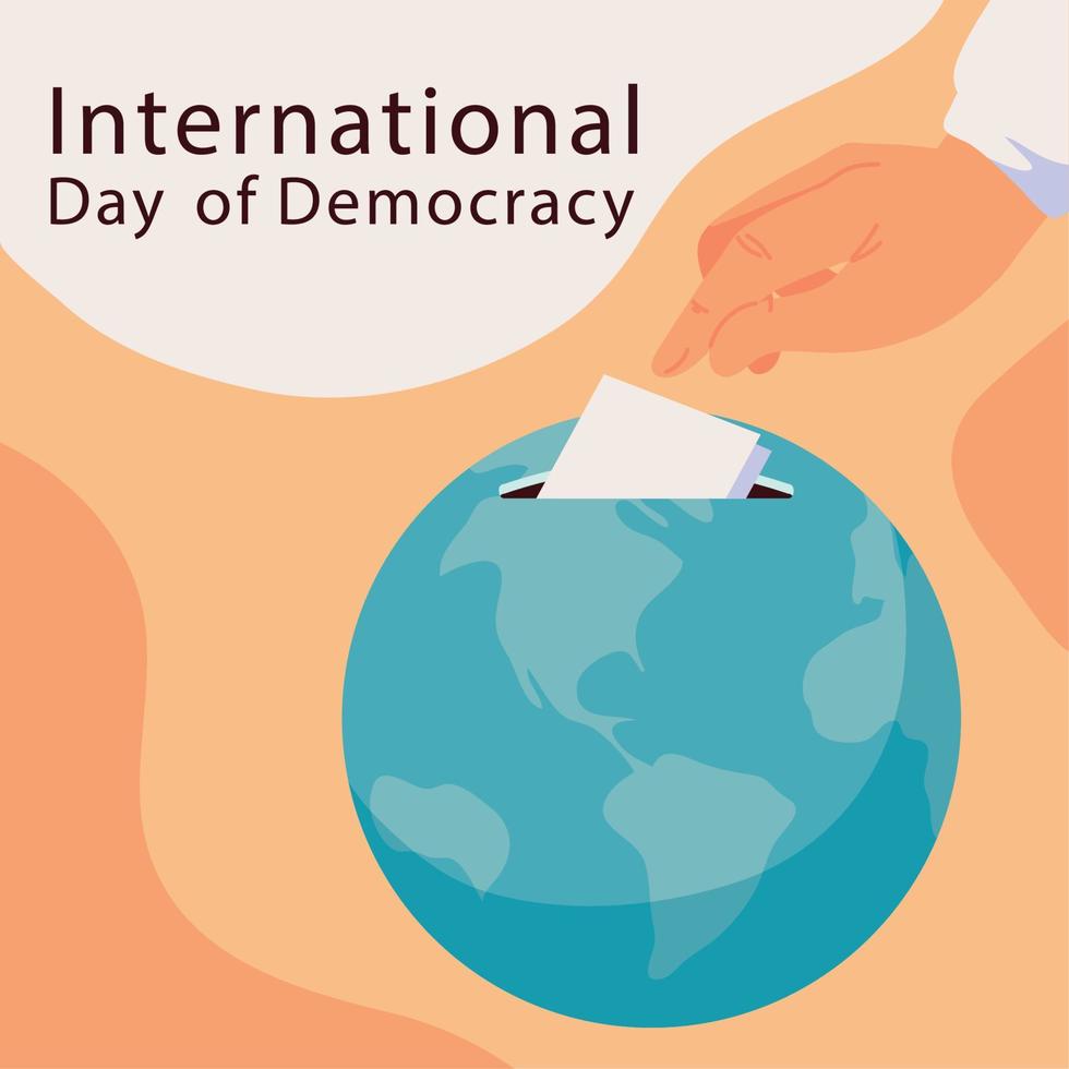 international day of democracy 11212546 Vector Art at Vecteezy