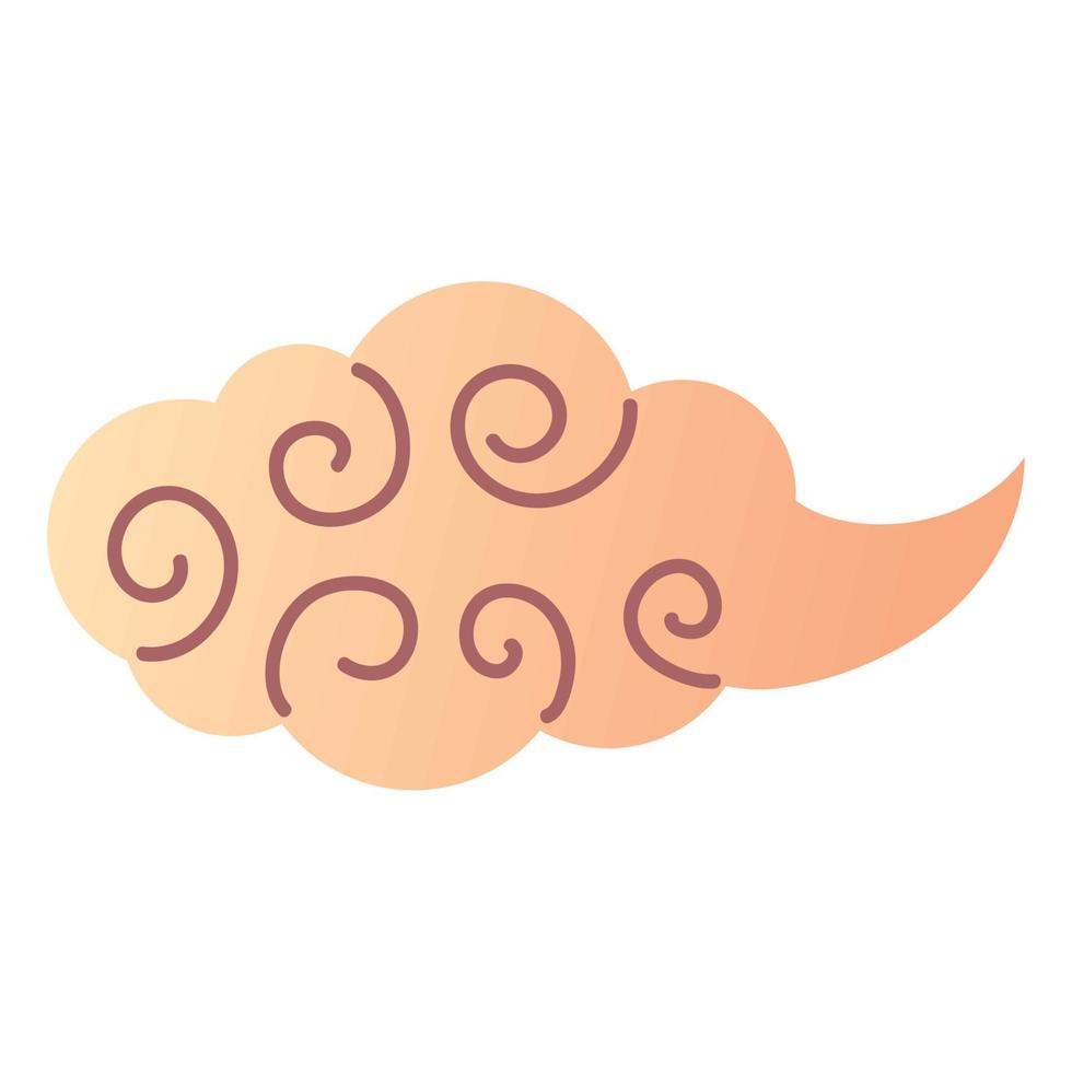 chinese cloud style vector
