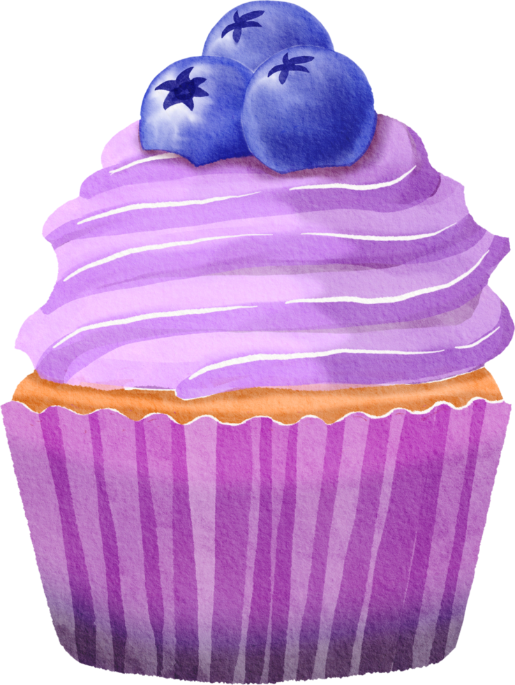 acquerello carino Cupcake png
