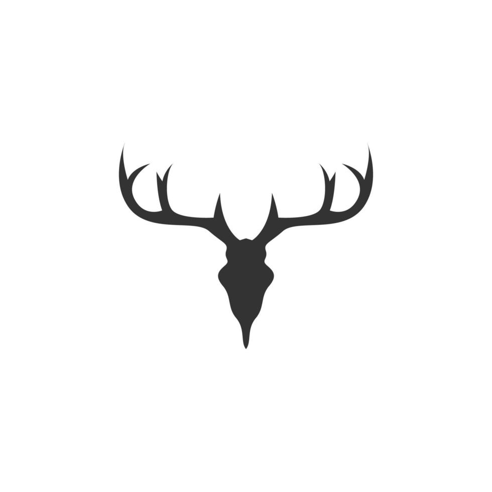 Antler icon logo design vector