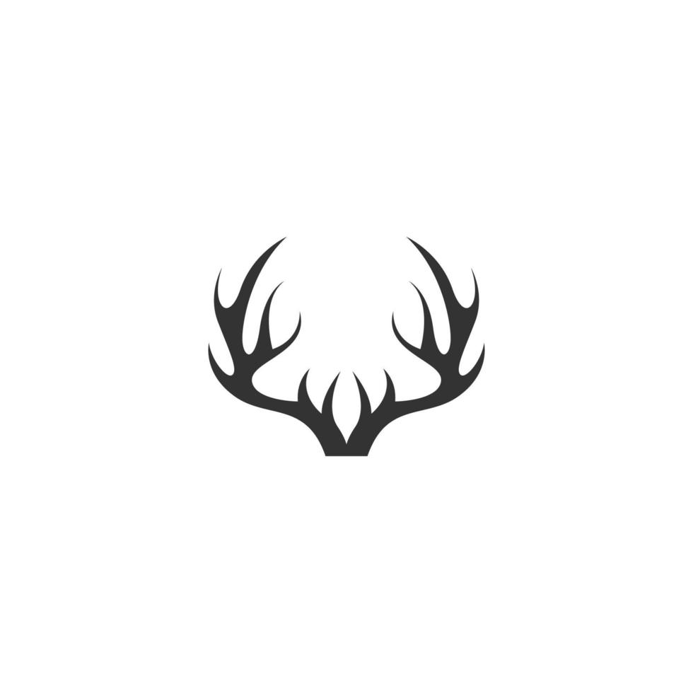 Antler icon logo design vector