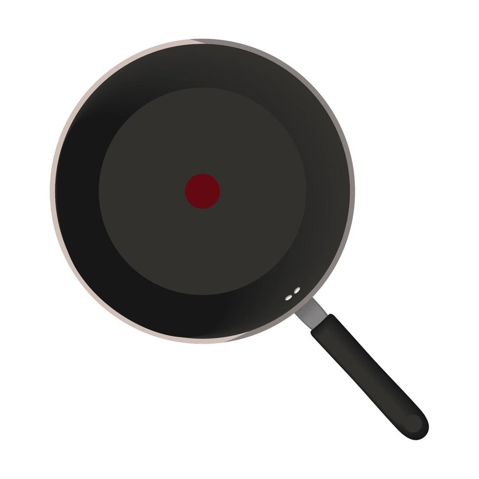 saucepan utensil icon vector