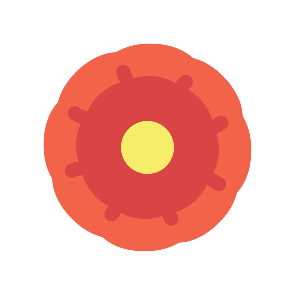 flower decoration icon vector