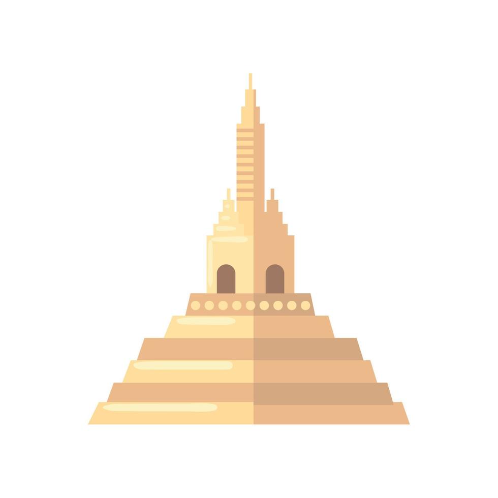 thai ancient temple vector