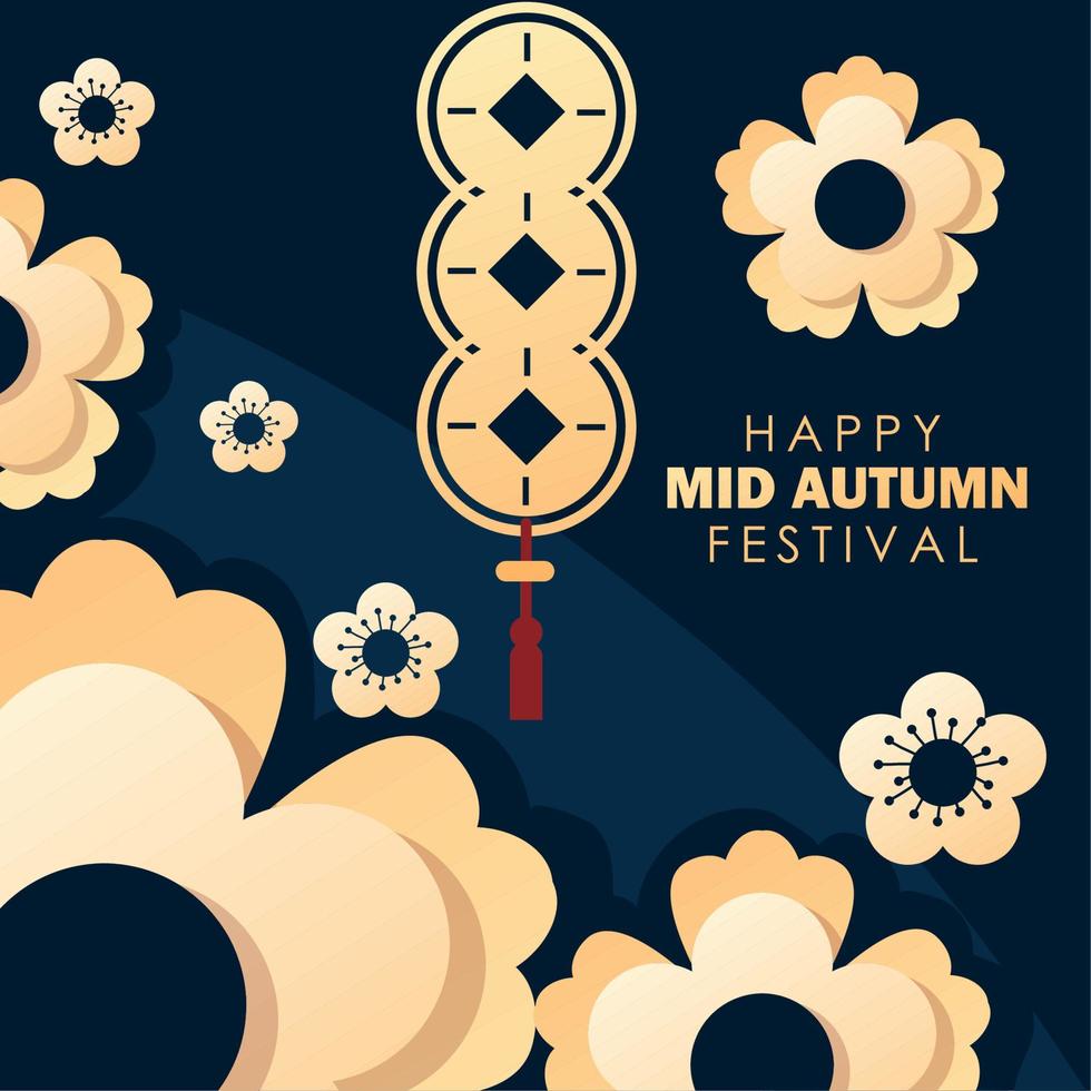 chinese mid autumn festival vector