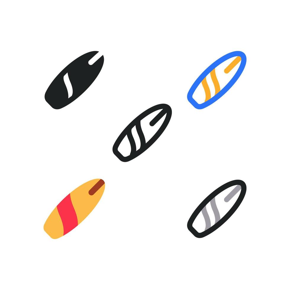 Surfing Board Icon vector