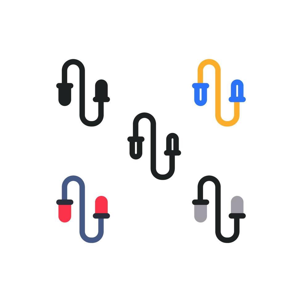 Jumping Rope Icon vector