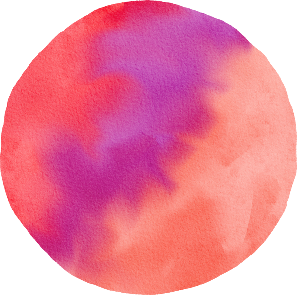 cirkel måla vattenfärg ritad för hand png