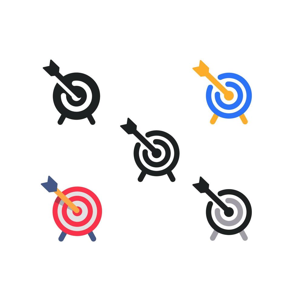 Shooting Dart Icon vector