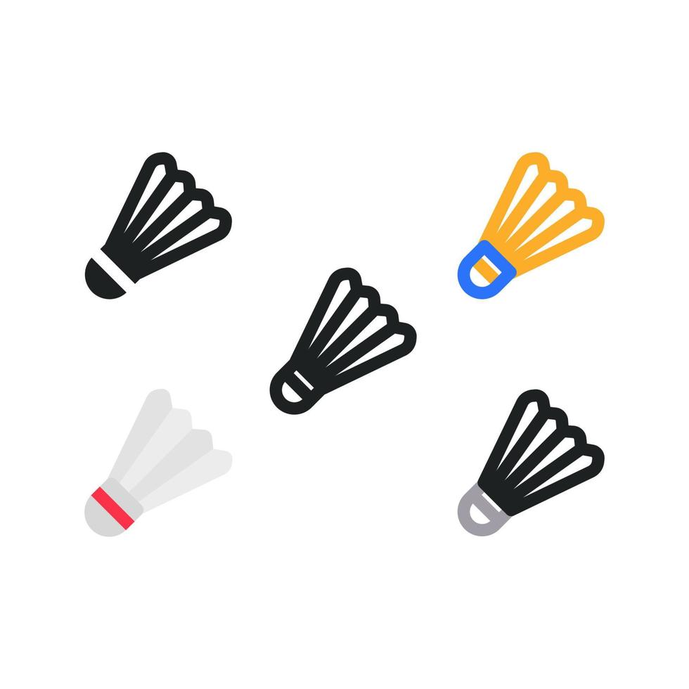 Shuttlecock Ball Icon vector