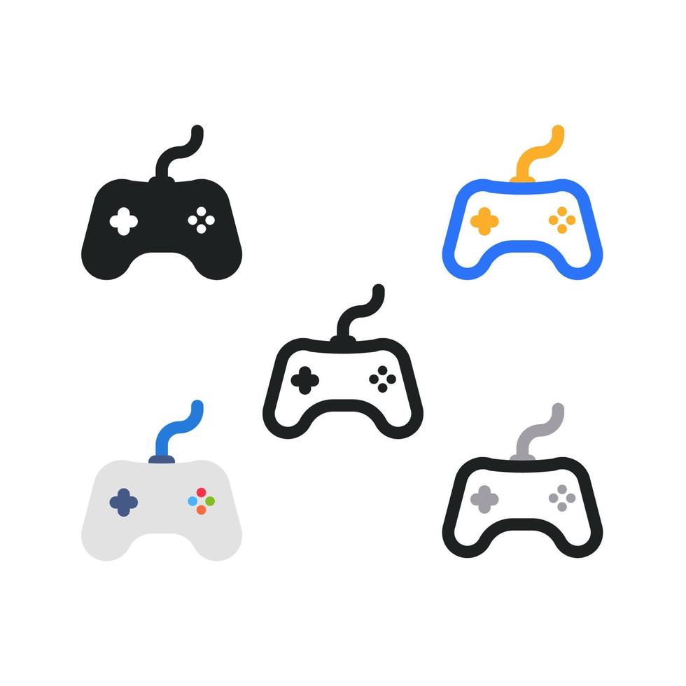 icono de control de juego vector