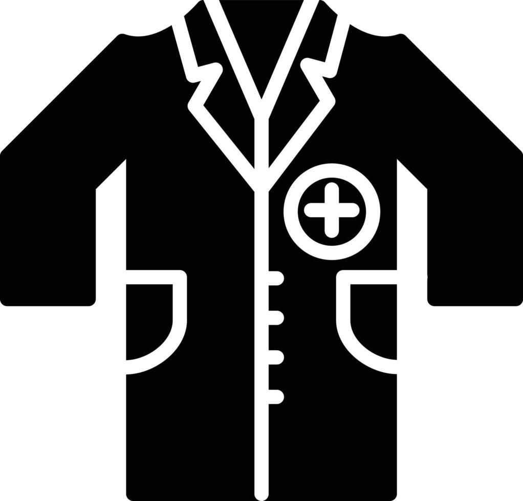 icono de glifo crecido médico vector