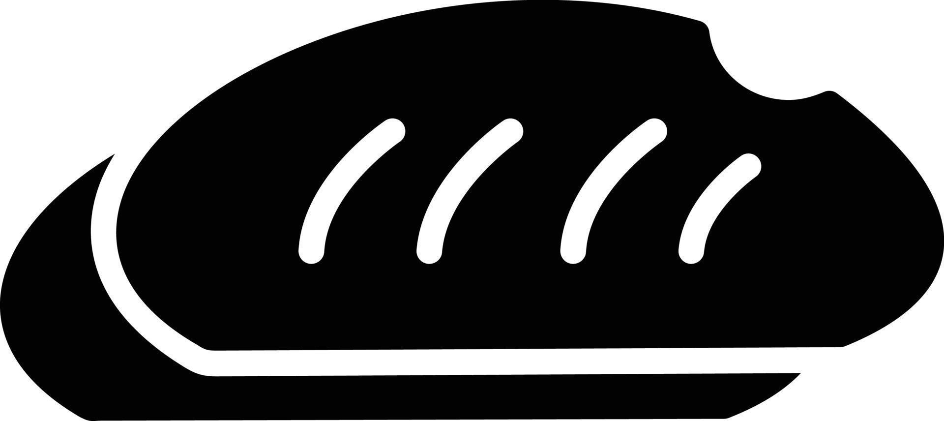 Bread Glyph Icon vector