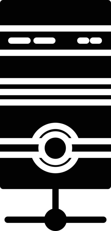 Server Glyph Icon vector