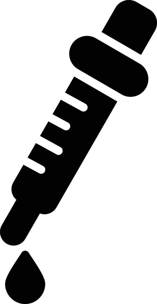 Dropper Glyph Icon vector