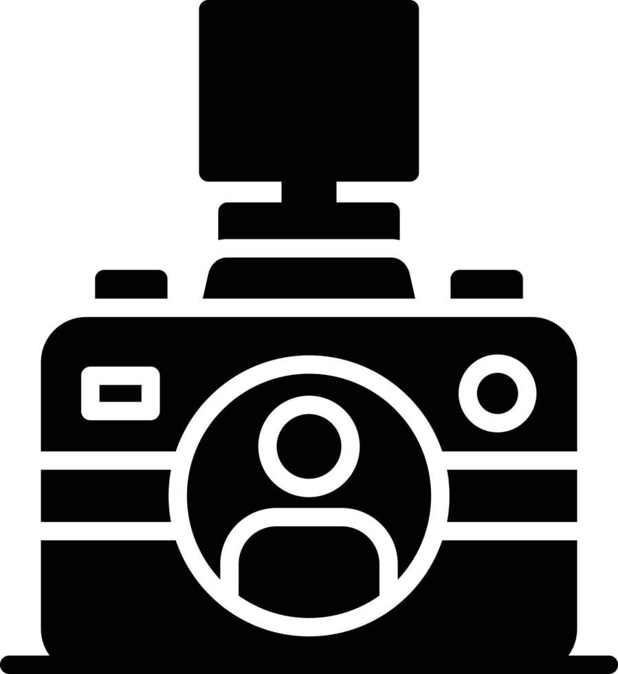 Flash Glyph Icon vector