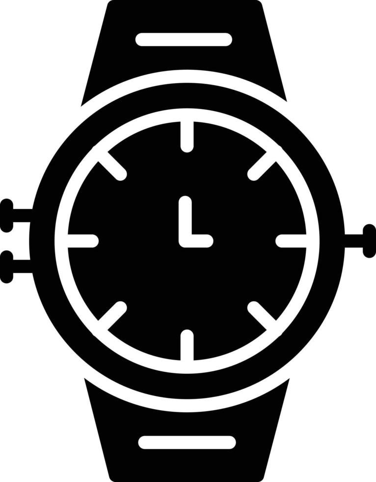 Wrist Watch Glyph Icon vector