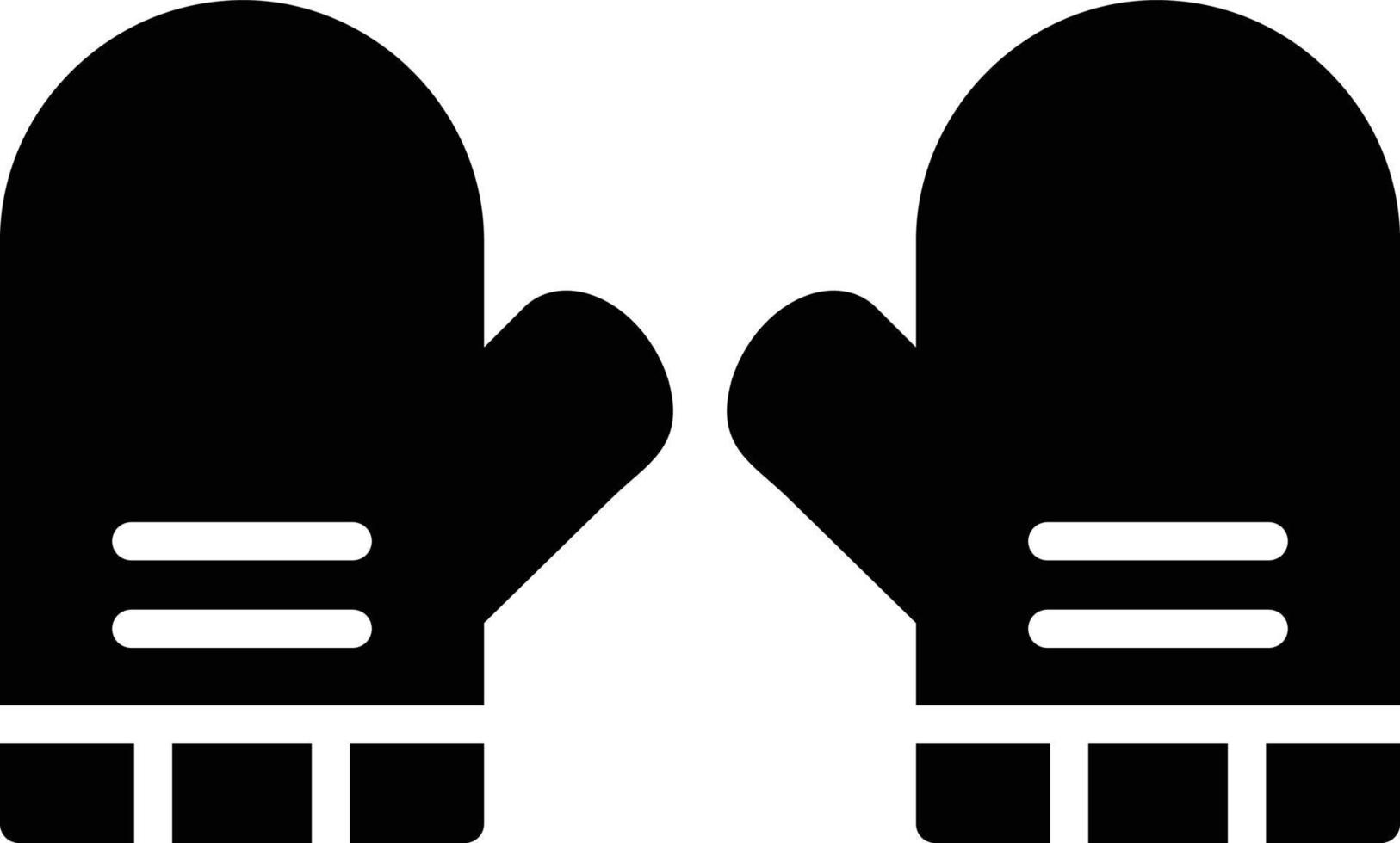 Oven Mitts Glyph Icon vector