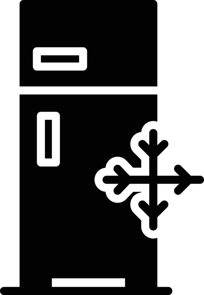 Fridge Glyph Icon vector