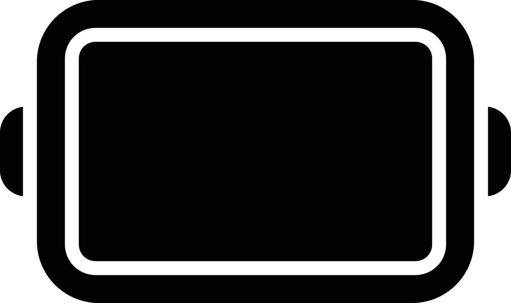Baking Tray Glyph Icon vector