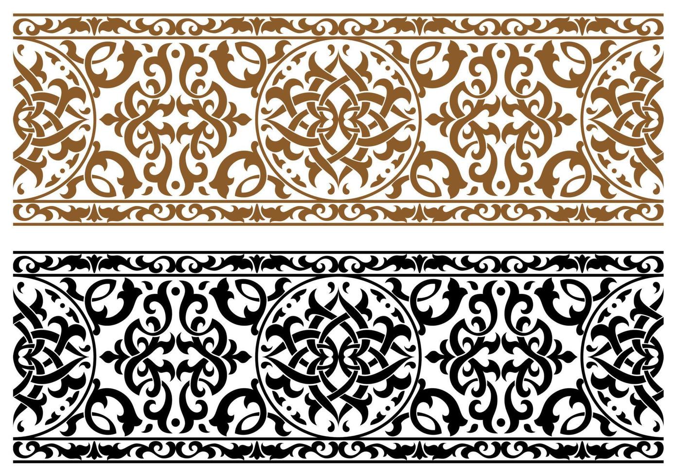 Abstract arabic ornament vector