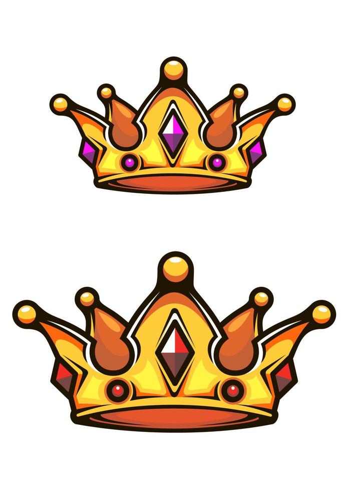 Vintage heraldic crown vector