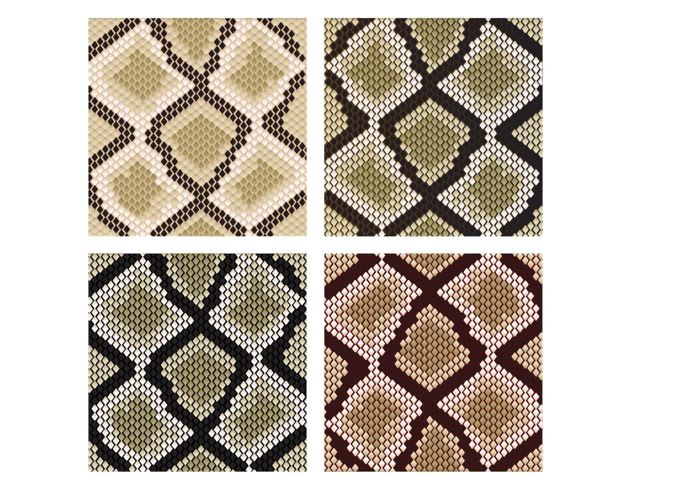 Snake skin pattern vector