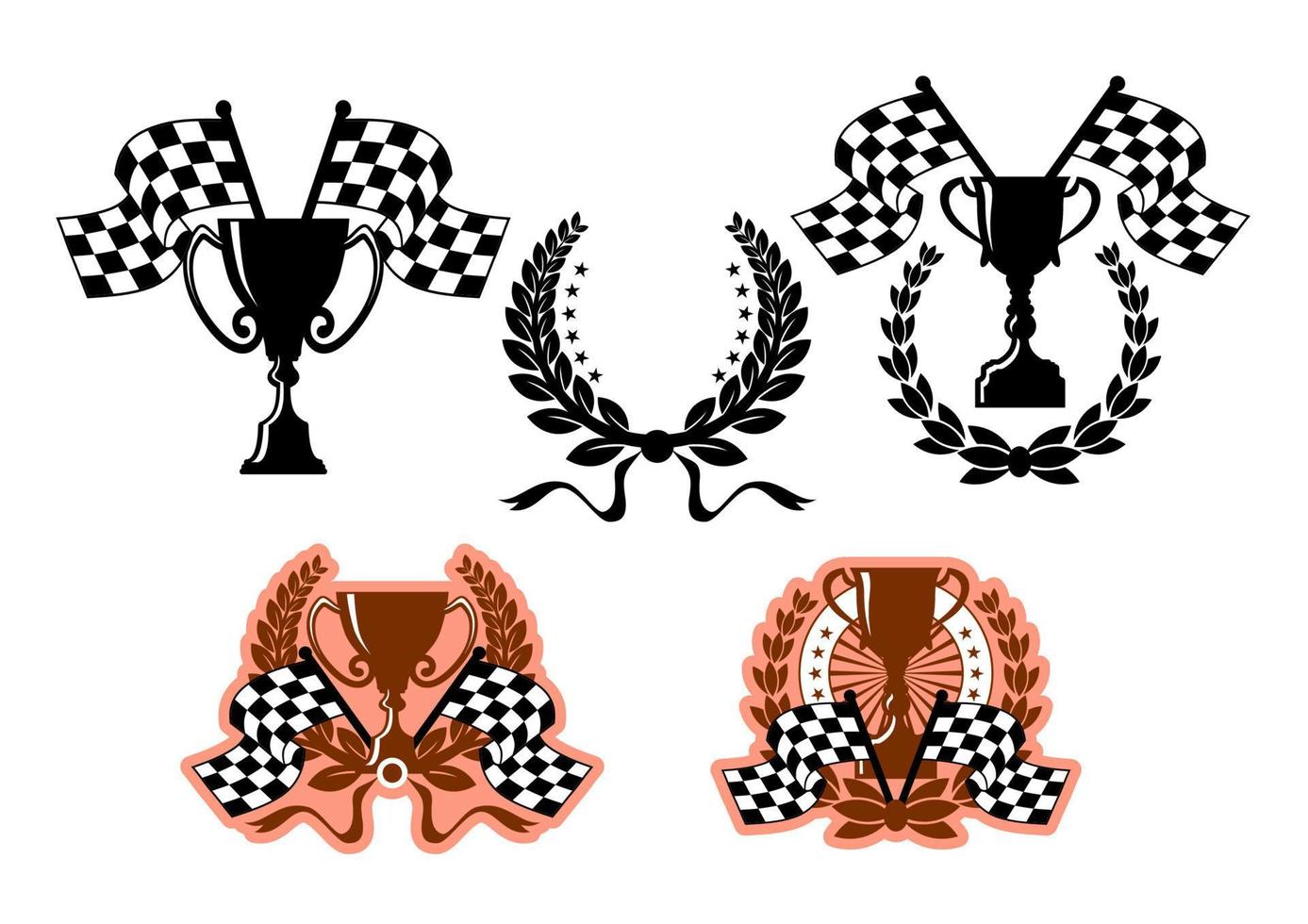 emblemas y símbolos deportivos vector