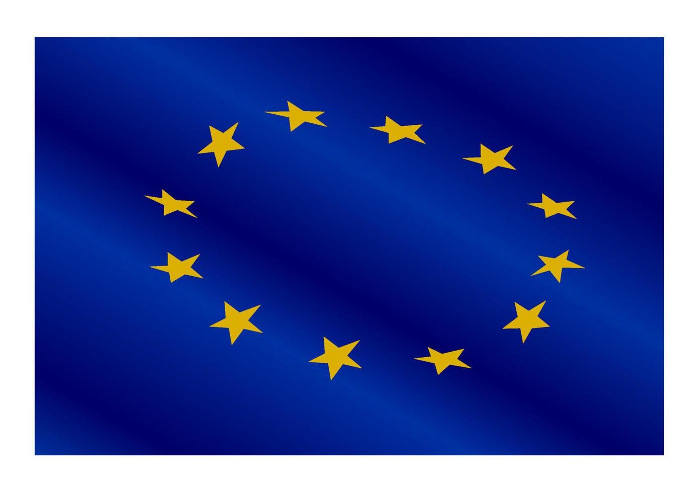 Flag of Europe Union vector