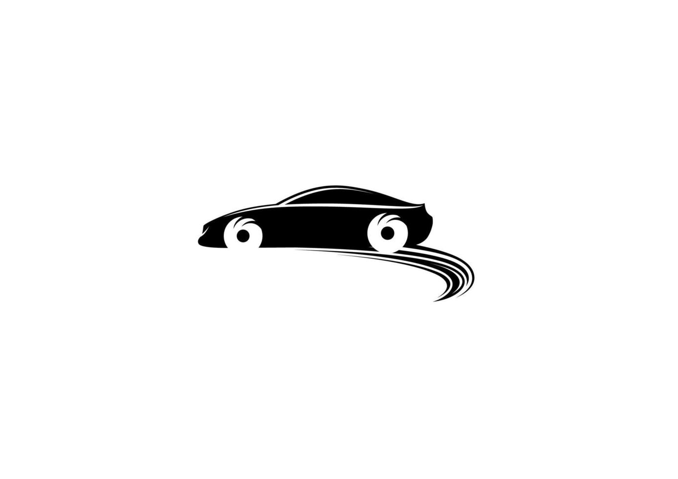 Fast moving car vector
