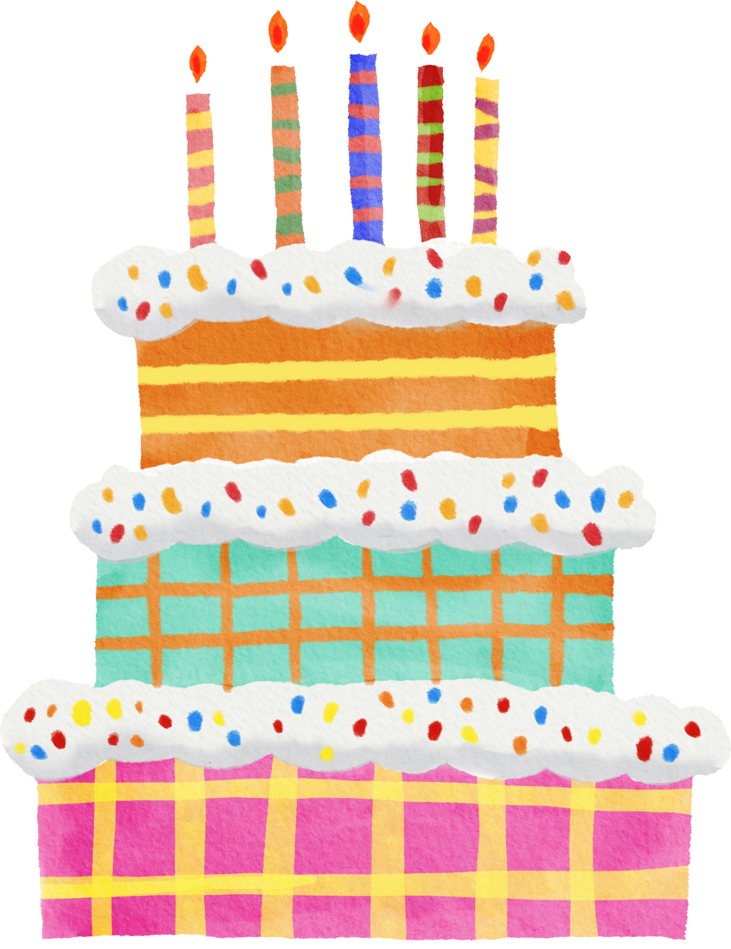 Bolo De Aniversário Com Velas Coloridas PNG Imagens Gratuitas Para Download  - Lovepik