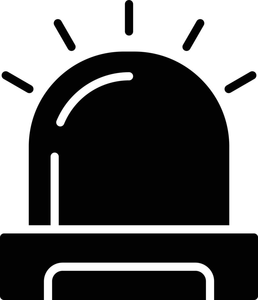 Alert Glyph Icon vector