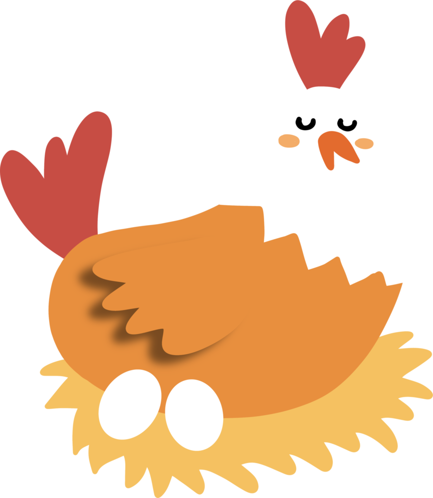 cartoon cute chicken png