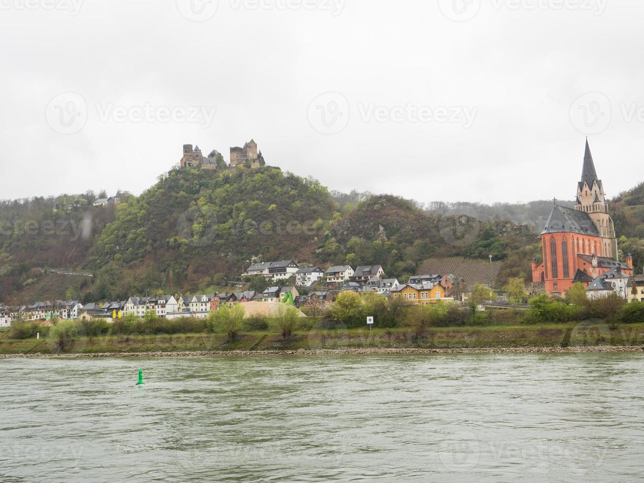 River cruise on the rhine in germany photo