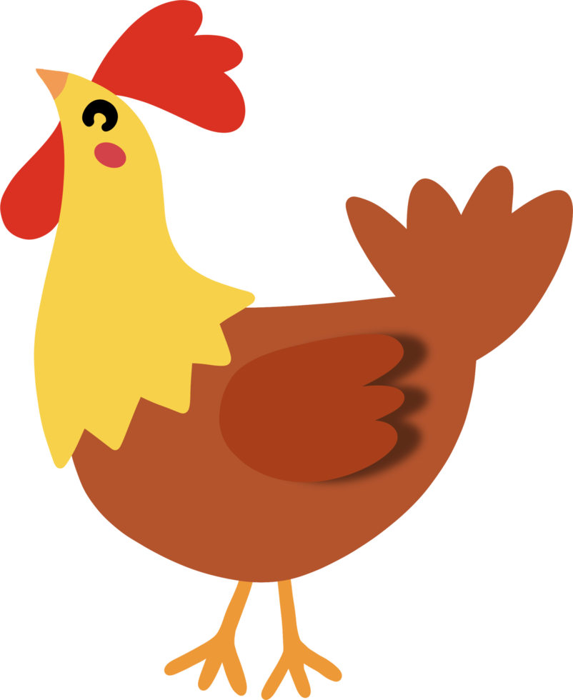 cartoon cute chicken png