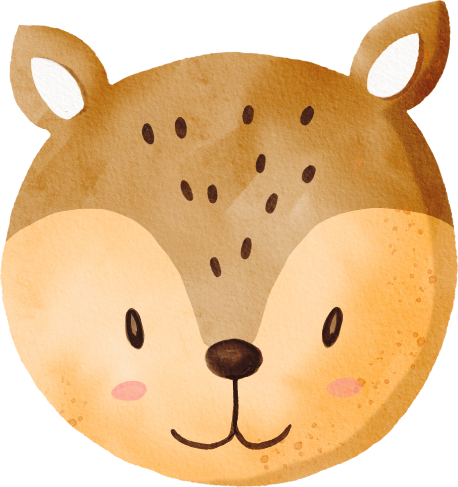 Watercolor cookie dear png