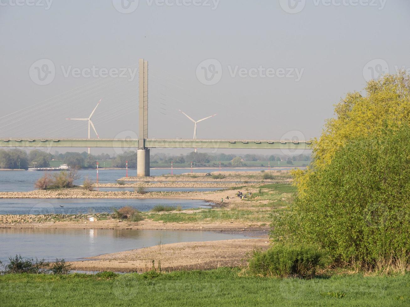 the river rhine in germany photo