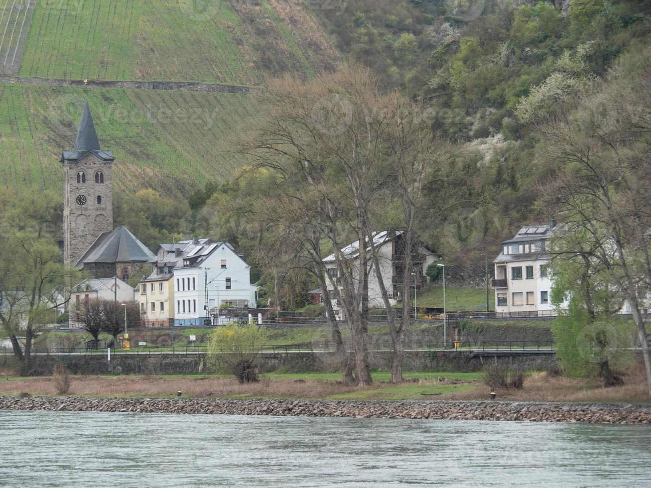 el río rin en alemania foto