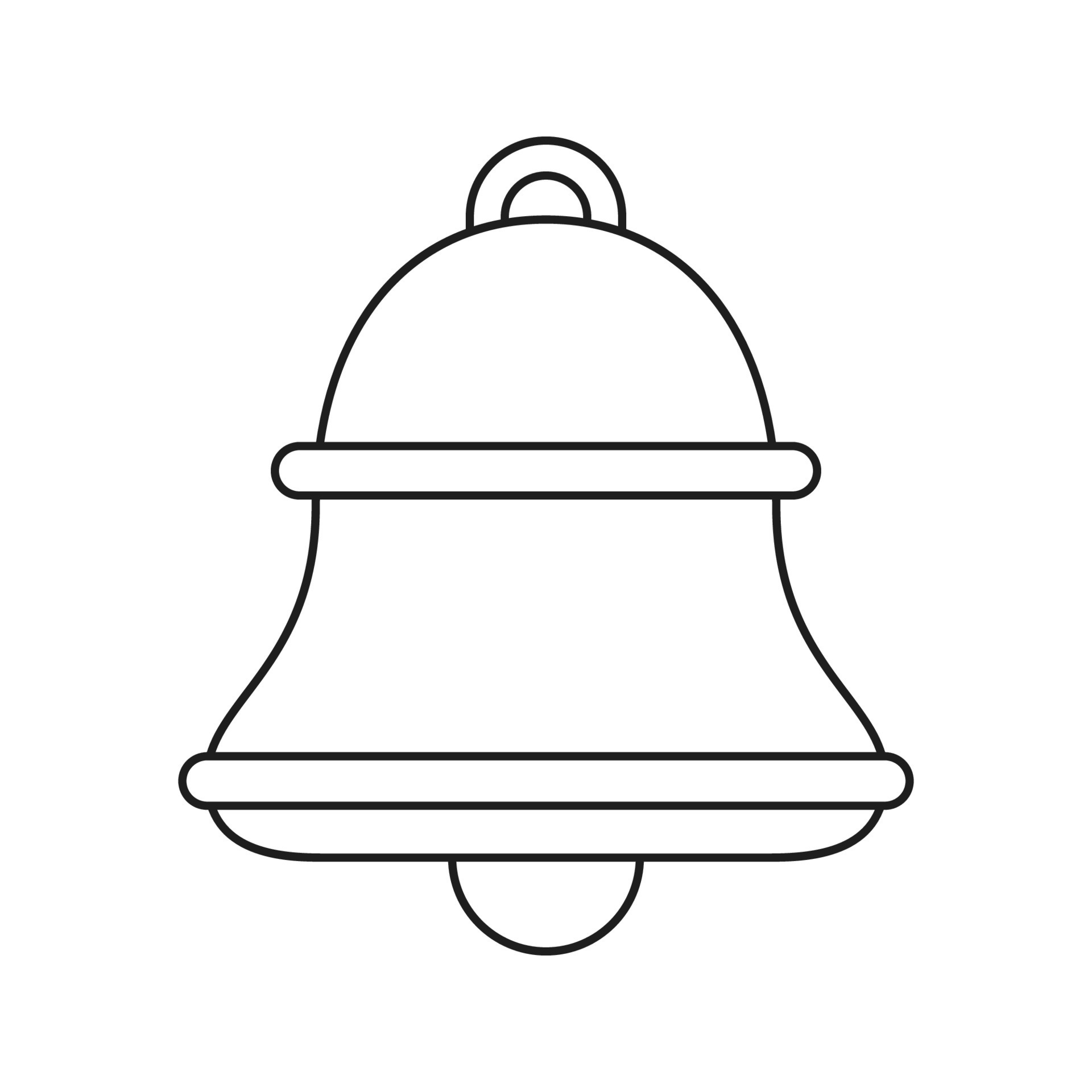 Bell isolated on white background. Vector illustration 11218839 Vector ...