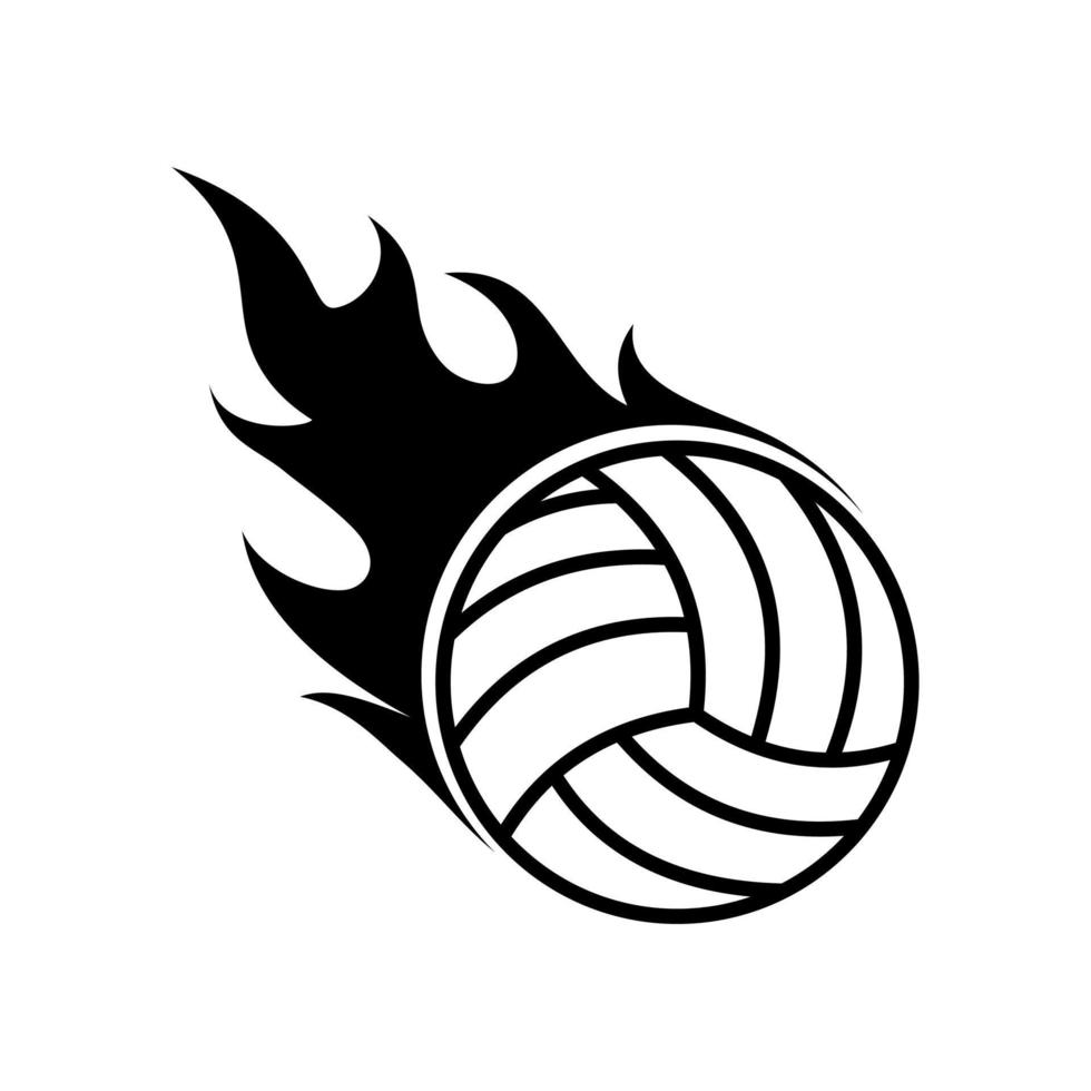 volleyball logo vector
