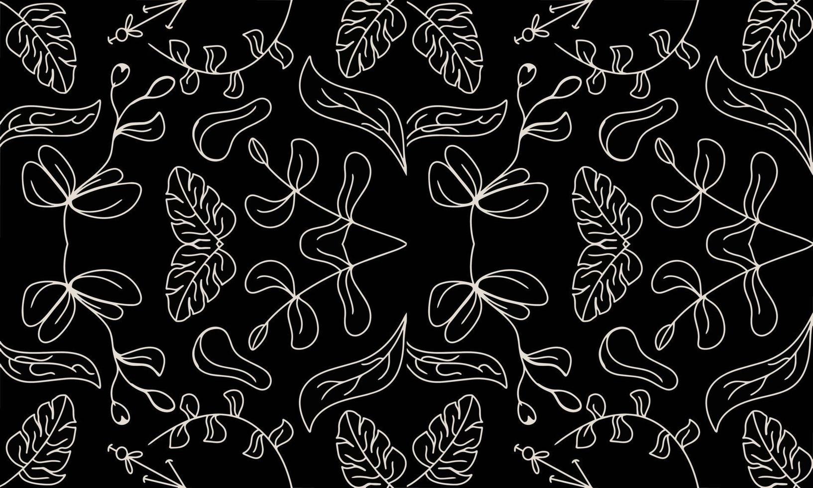 Vector floral pattern.Design for wallpaper, wrapping paper, background, fabric. Seamless vector pattern with ornate flowers.