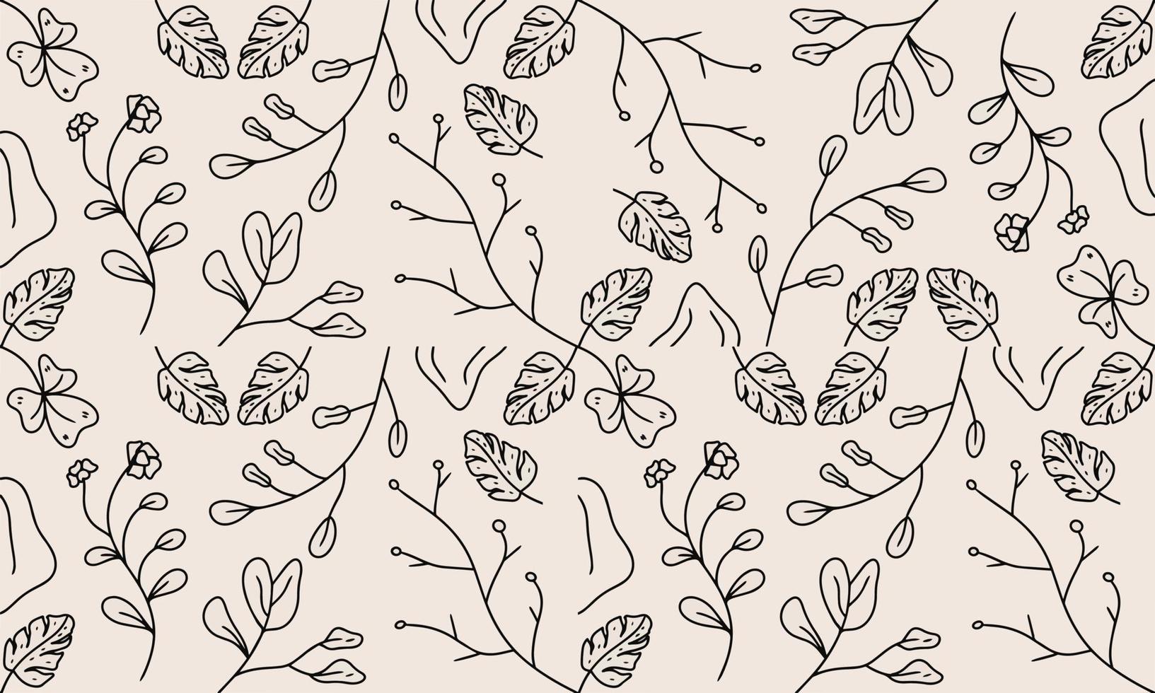 Gray Floral Pattern Vector Art & Graphics