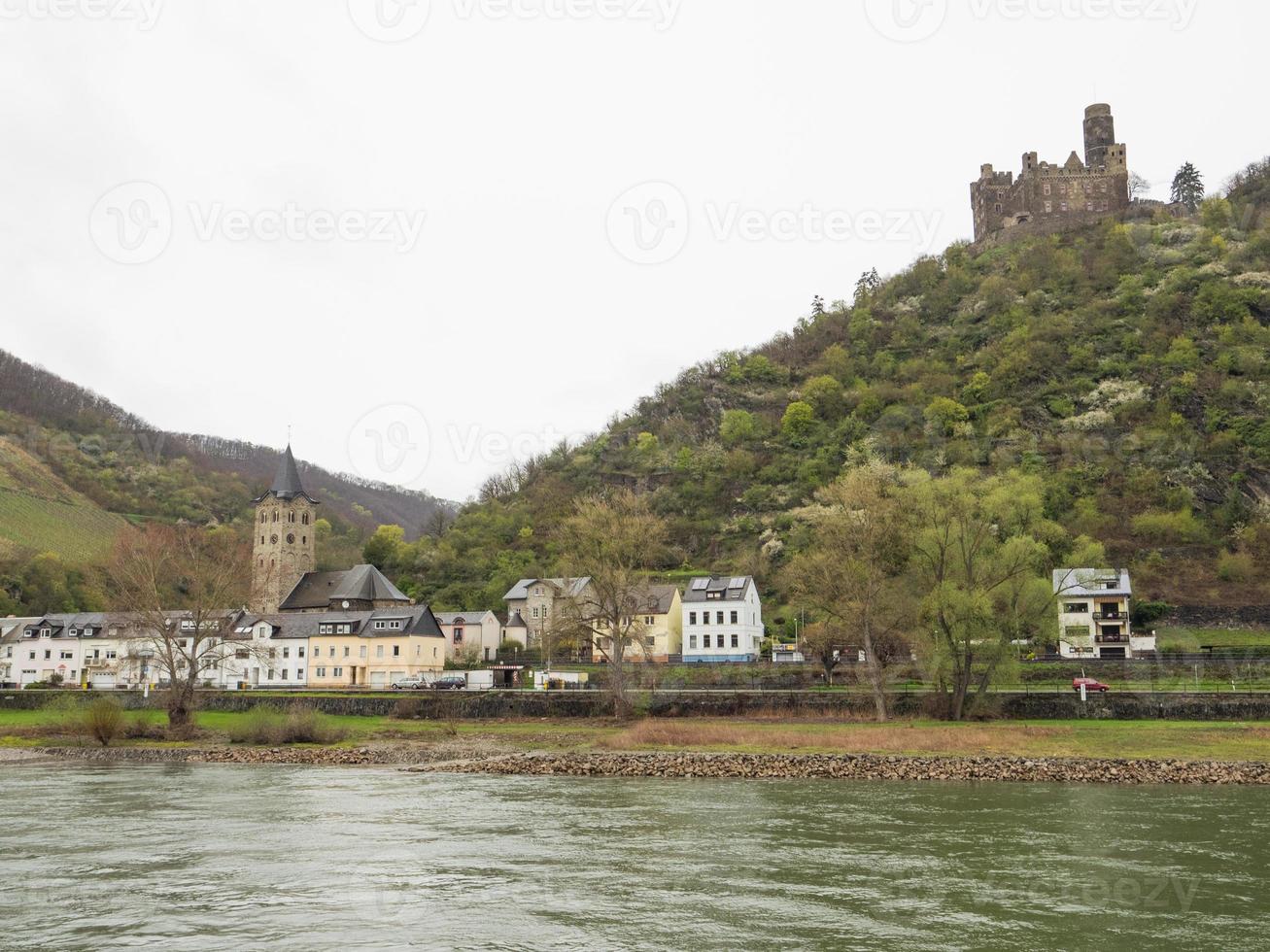 the river rhine in germany photo