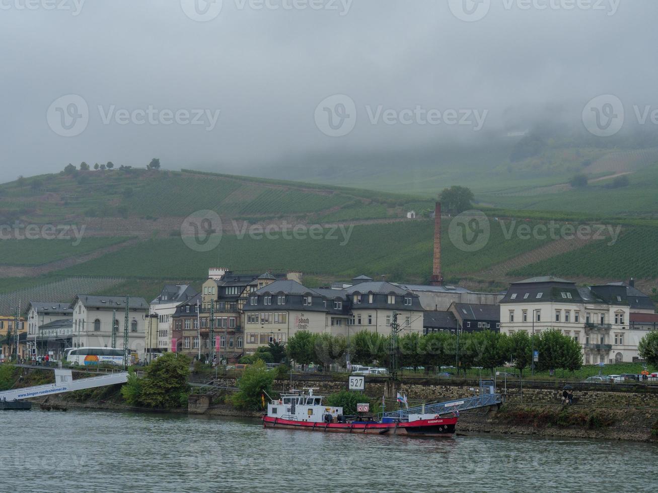 Ruedesheim at the rhine river photo