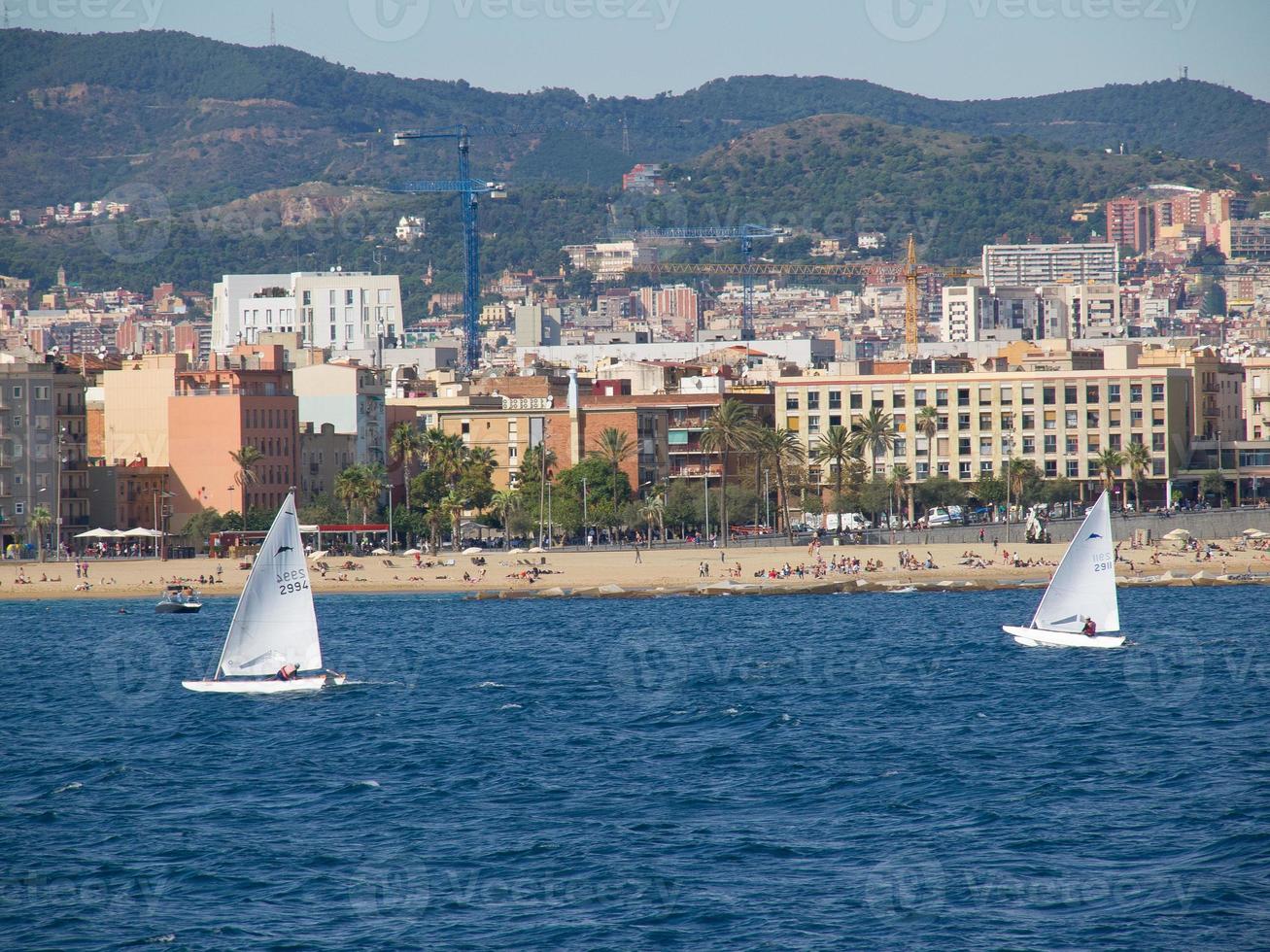 the city of Barcelona photo