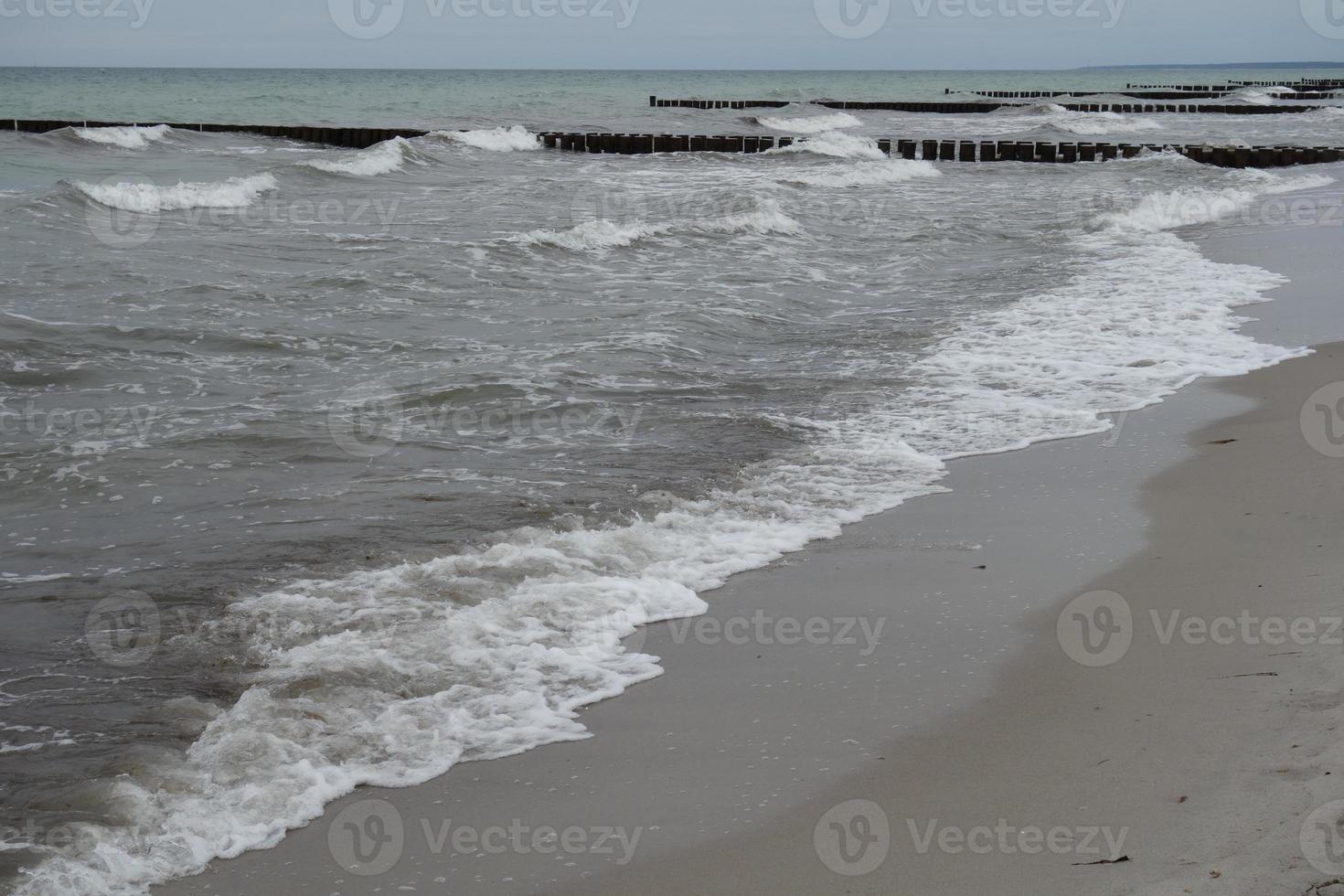 la isla de zingst en el mar báltico foto