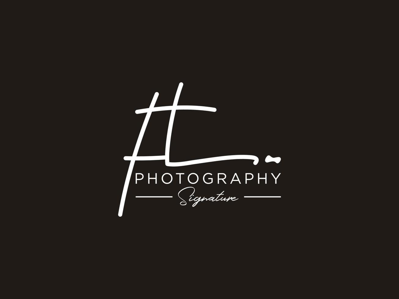 Letter FT Signature Logo Template Vector