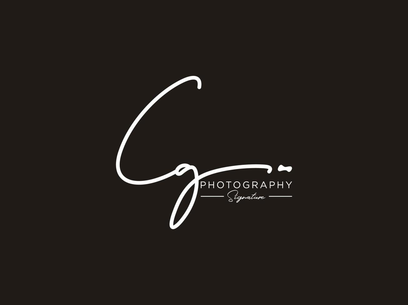 Letter CG Signature Logo Template Vector 11220730 Vector Art at Vecteezy