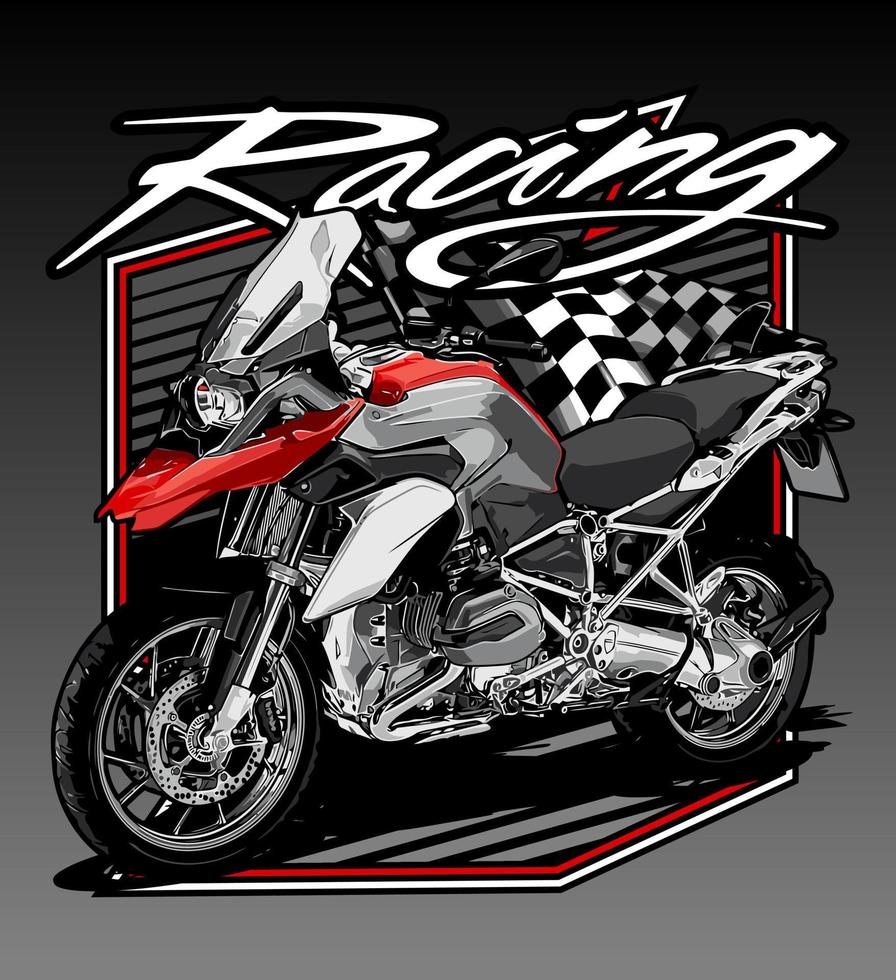 motorcycle vector template