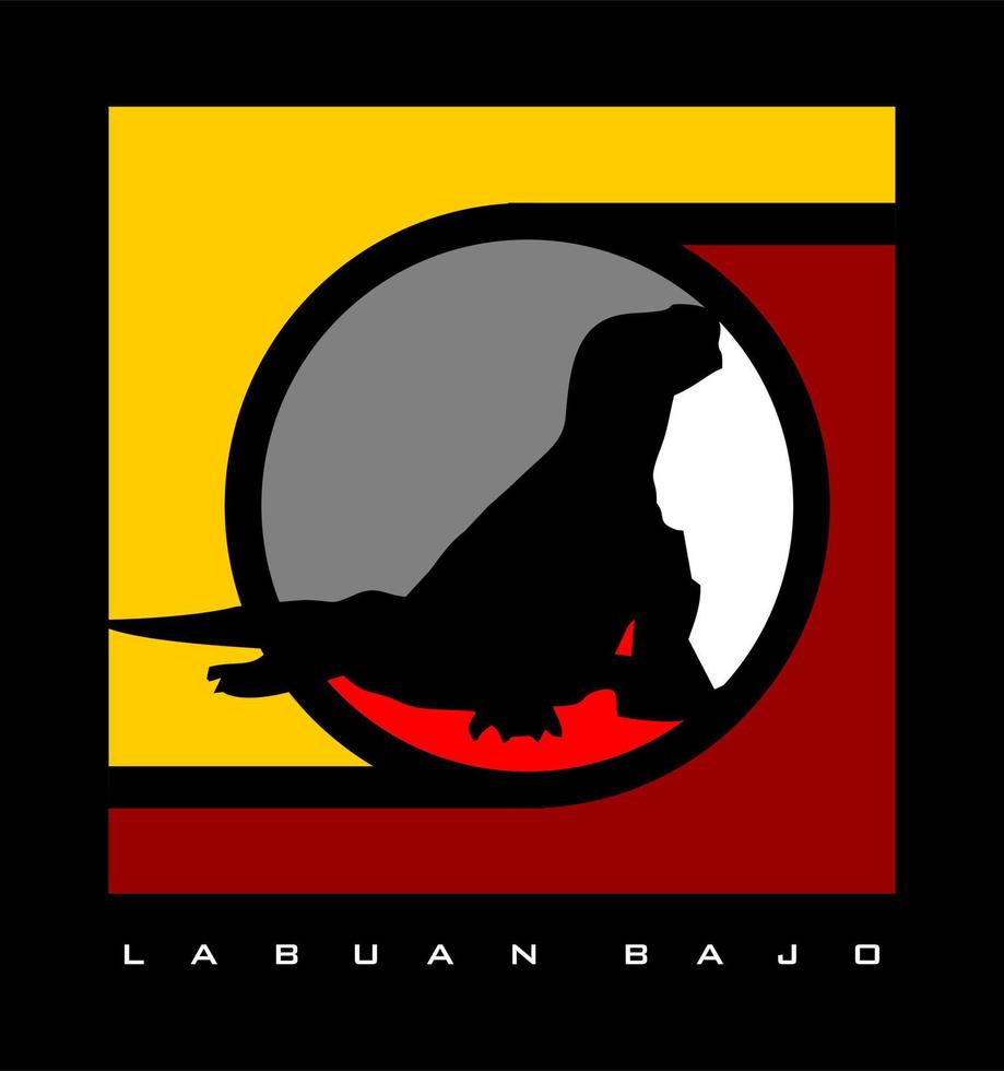 Labuan Bajo Island vector
